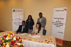Read more about the article VisionFund Microfinance signed a strategic partnership agreement with World Vision Ethiopia
